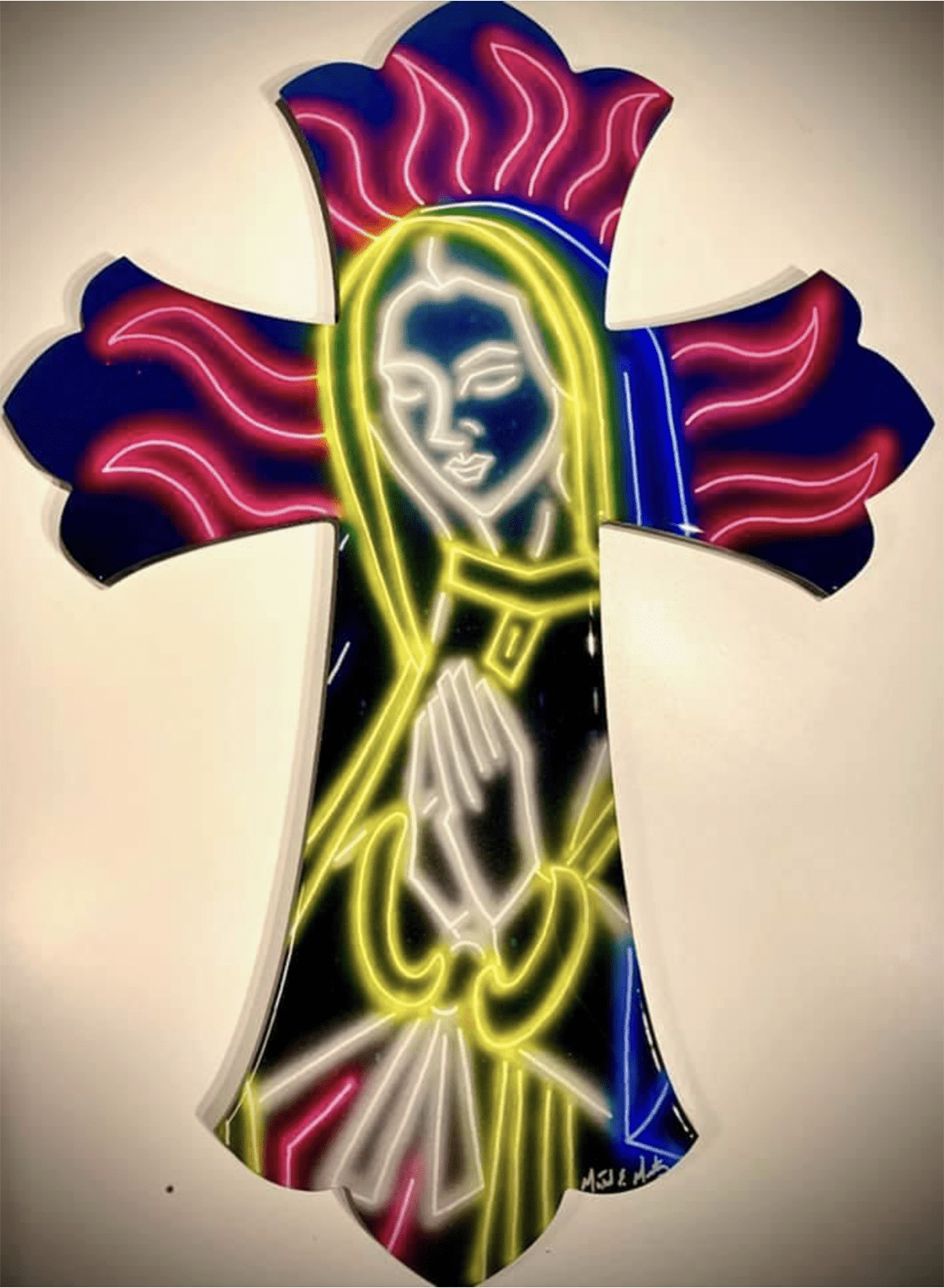Michael Martinez_Neon Guadalupe.jpeg SOLD - Neon Guadalupe