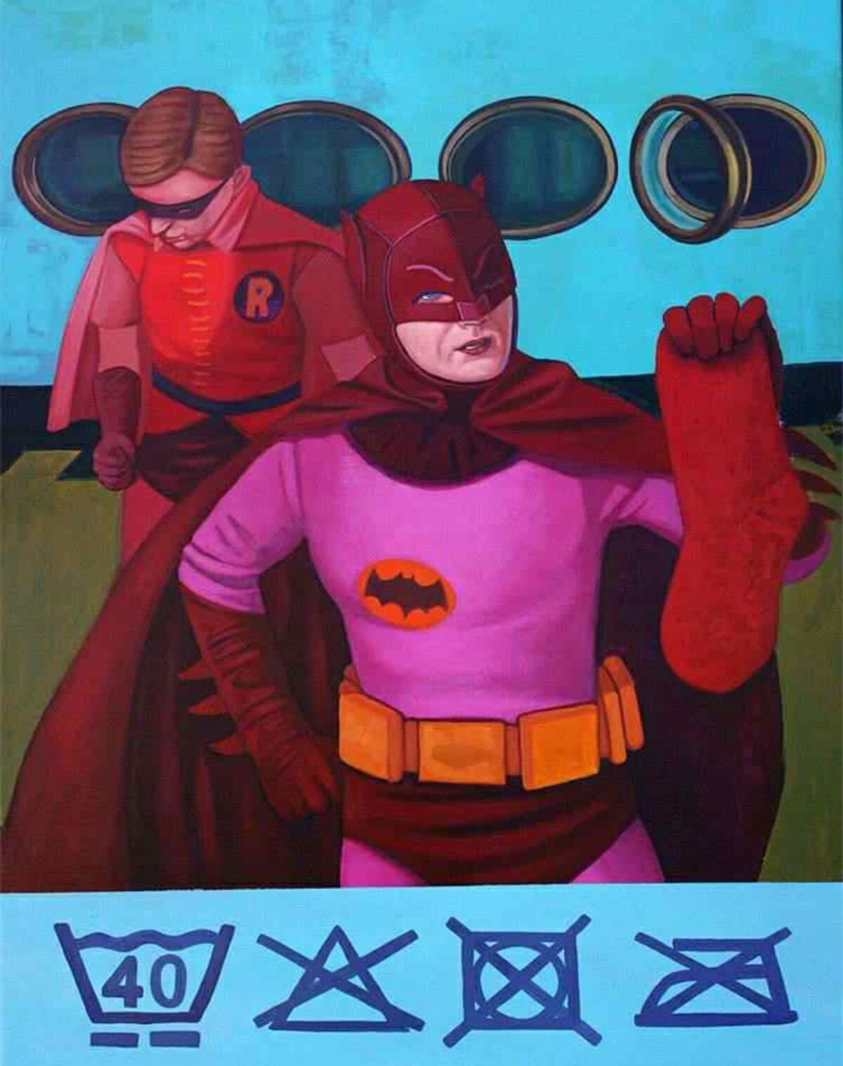 Micahel Forbes  Robin have you been doing Superman’s laundry again